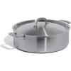 image:imageMade In Cookware  6 Quart Stainless Steel Rondeau Pot wLid  5 Ply Stainless Clad  Professional Cookware  Crafted in Italy  Induction Compatible10 Quarts