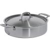 image:imageMade In Cookware  6 Quart Stainless Steel Rondeau Pot wLid  5 Ply Stainless Clad  Professional Cookware  Crafted in Italy  Induction Compatible6 Quarts