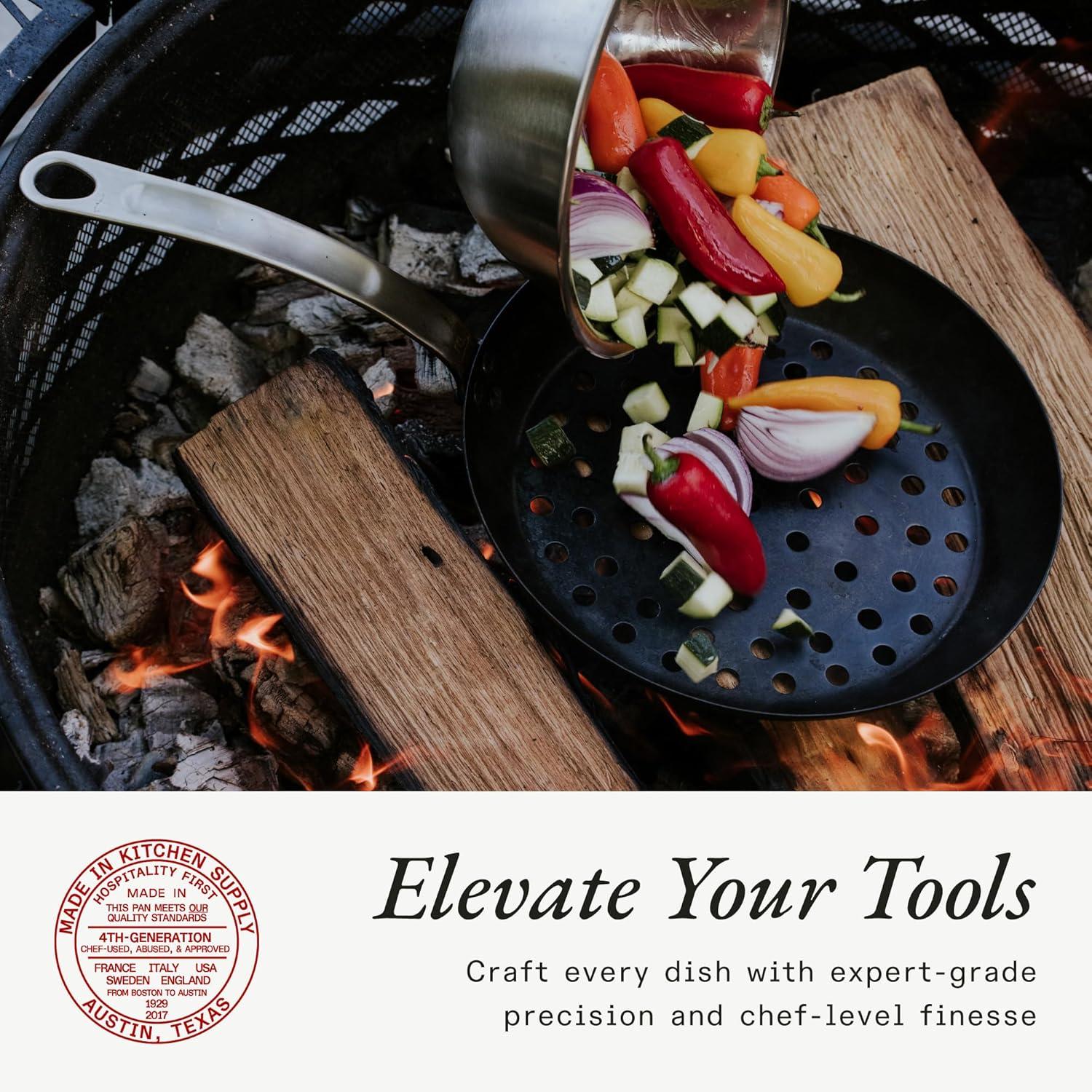 image:imageMade In Cookware 12 Seasoned Carbon Steel Grill Frying Pan Like Cast Iron but Better Professional Cookware Crafted in Sweden
