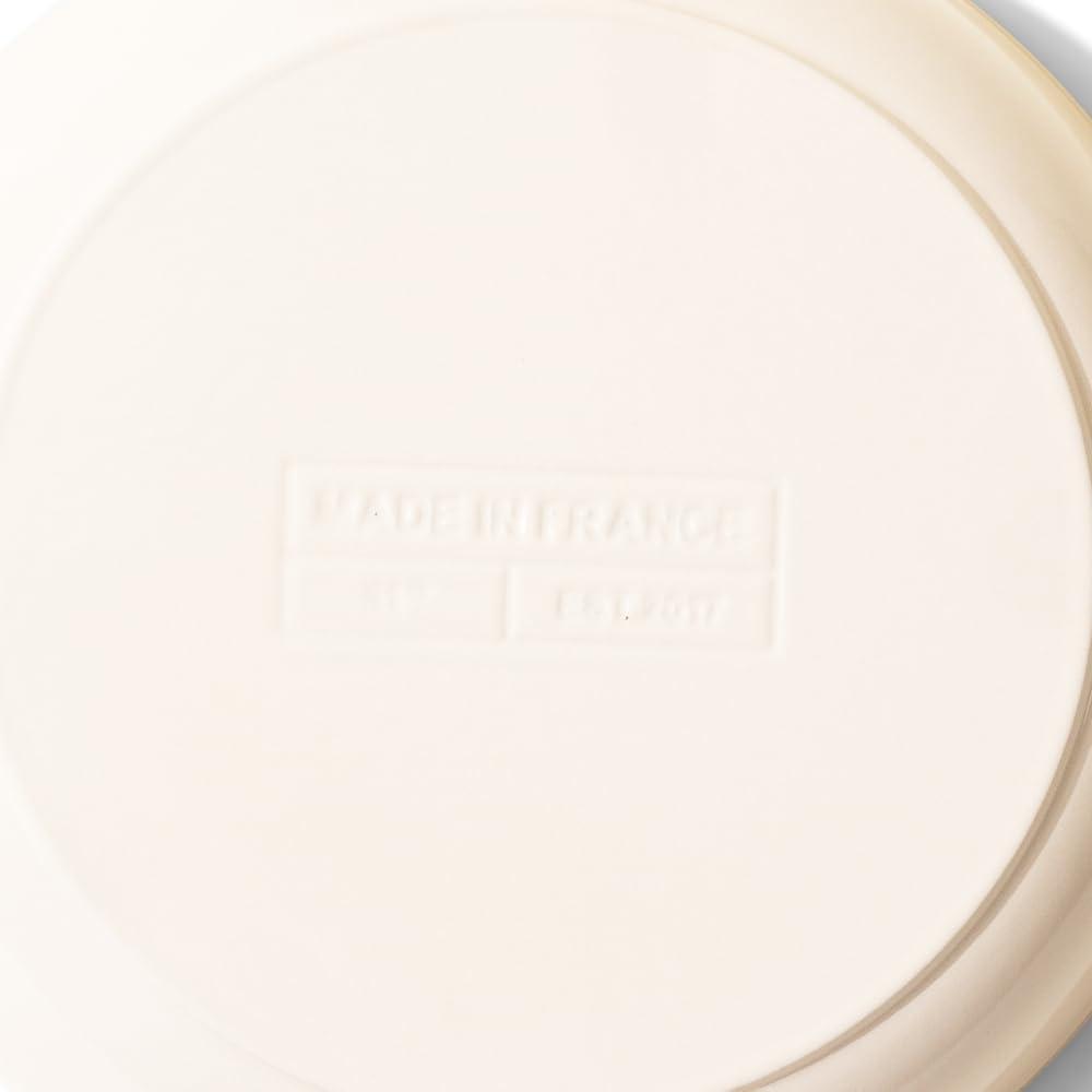 image:imageMade In Cookware Enameled Cast Iron Skillet Blue Exceptional Heat Retention amp Durability Professional Cookware Crafted in France Induction CompatibleLinen