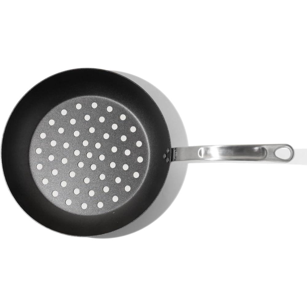image:imageMade In Cookware 12 Seasoned Carbon Steel Grill Frying Pan Like Cast Iron but Better Professional Cookware Crafted in Sweden