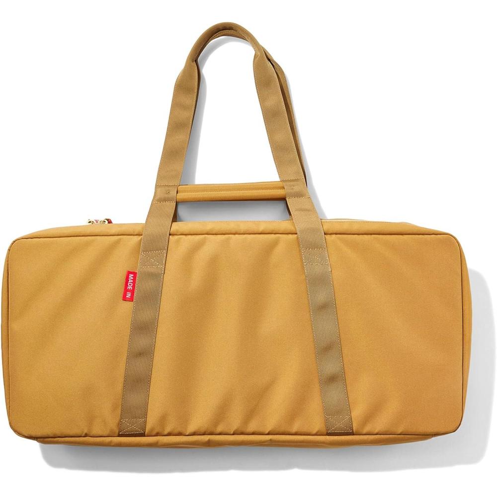 image:imageMade In Cookware Griddle Utility Bag Fits 2Burner Carbon Steel Griddle Removable StainProof Interior Luggage Grade Nylon Camel Exterior and Olive Interior