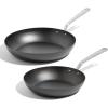 image:imageMade In Cookware  3 Piece Includes 81012 Seasoned Blue Carbon Steel Frying Pan  Like Cast Iron but Better  Professional Cookware  Crafted in Sweden  Induction Compatible2 Piece Set 10 12 Carbon Steel Pan