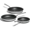 image:imageMade In Cookware  ProCoat Non Stick 3 Piece Frying Pan Set Includes 81012  5 Ply Stainless Clad  Professional Cookware  Crafted in USA  Induction Compatible  Graphite