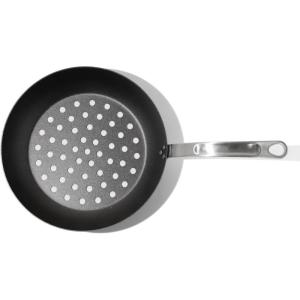 Made In Cookware – 12″ Seasoned Carbon Steel Grill Frying Pan – (Like Cast Iron, but Better) – Professional Cookware – Crafted in Sweden