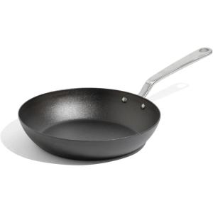 Made In Cookware – 3 Piece (Includes 8″,10″,12″) Seasoned Blue Carbon Steel Frying Pan – (Like Cast Iron, but Better) – Professional Cookware – Crafted in Sweden – Induction Compatible(10″ Seasoned Carbon Steel Pan)