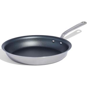 Made In Cookware – ProCoat 12″ Non Stick Frying Pan (Graphite) – 5 Ply Stainless Clad Nonstick – Professional Cookware – Crafted in Italy – Induction Compatible