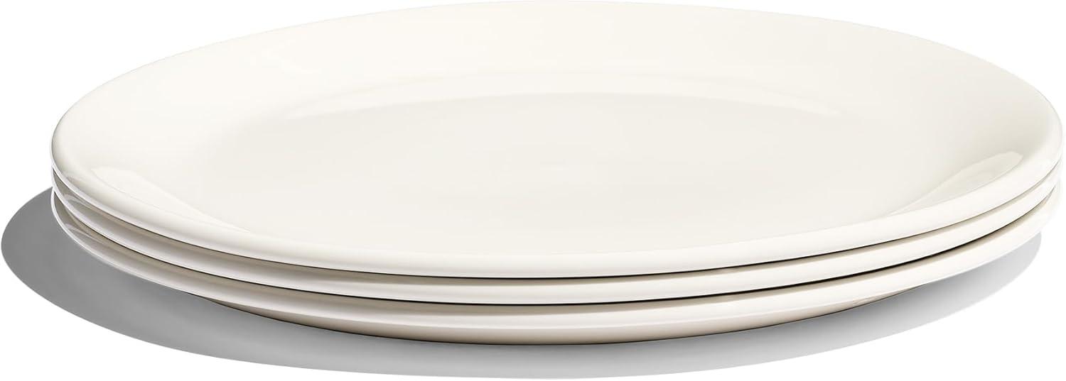 image:imageMade In Cookware 11 Dinner Plates Set of 4 White Porcelain Crafted in EnglandPorcelain White