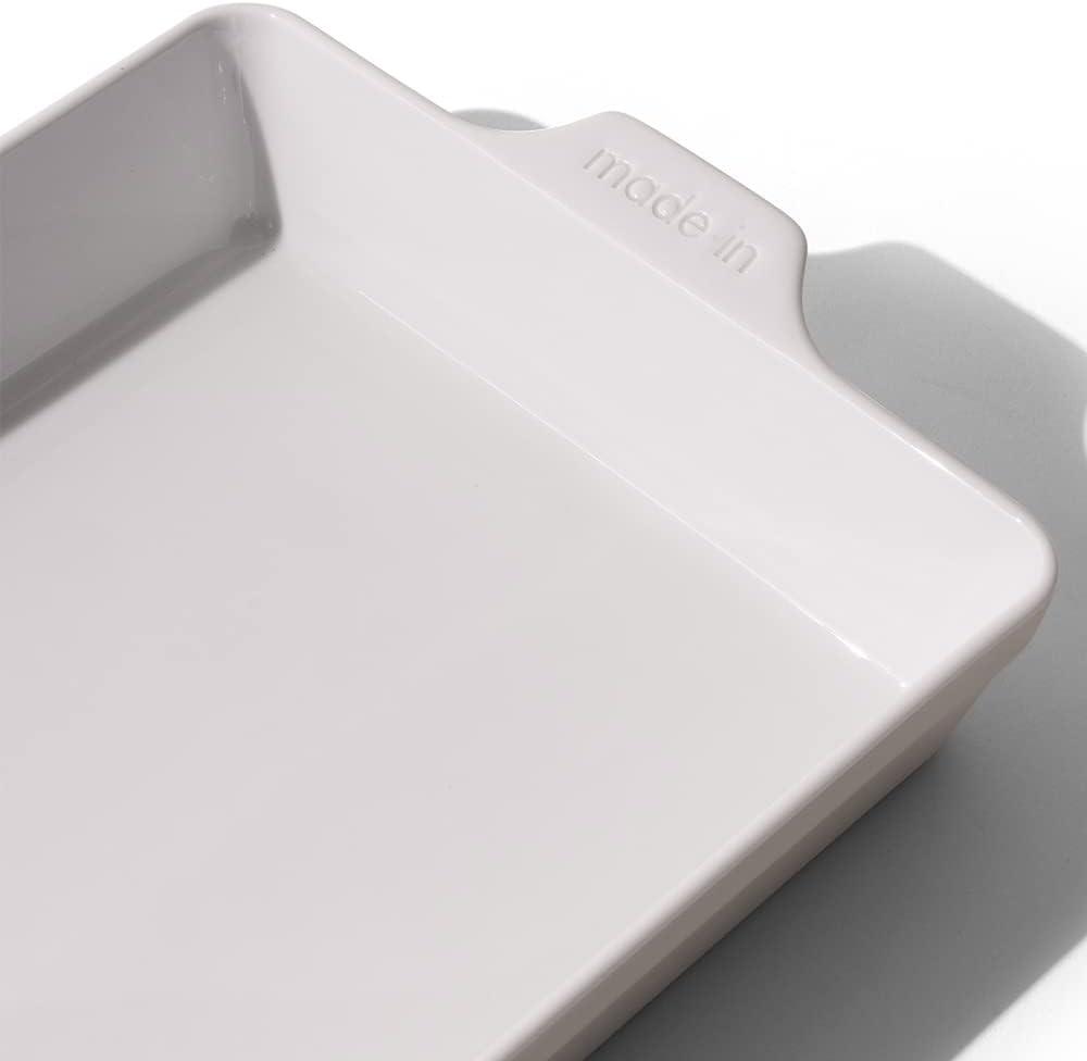 image:imageMade In Cookware Rectangular Baking Dish White Hand Crafted Porcelain Professional Bakeware Made in FrancePorcelain White
