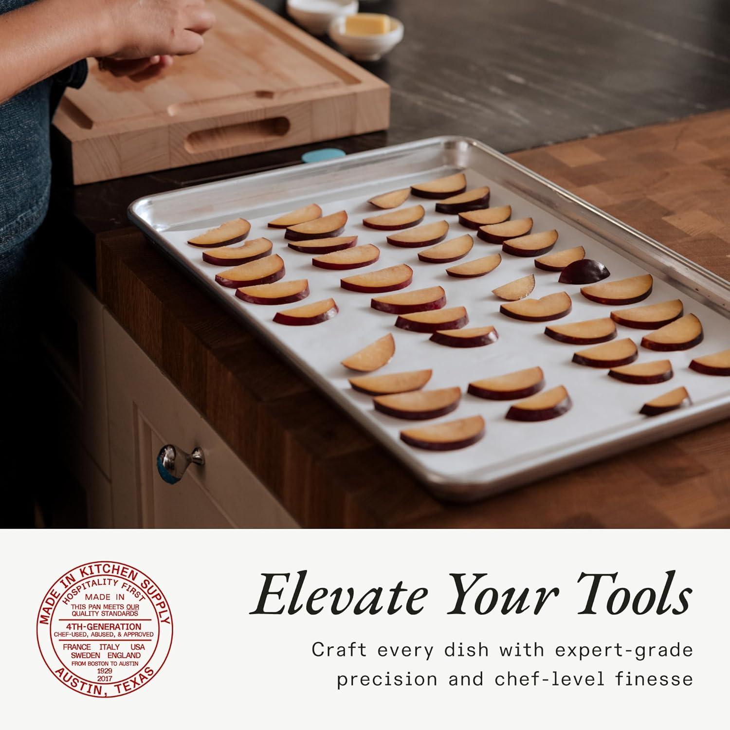 image:imageMade In Cookware Sheet Pan Non Stick Commercial Grade Aluminum Non Stick Professional BakewareHalf Sheet Pan Non Stick