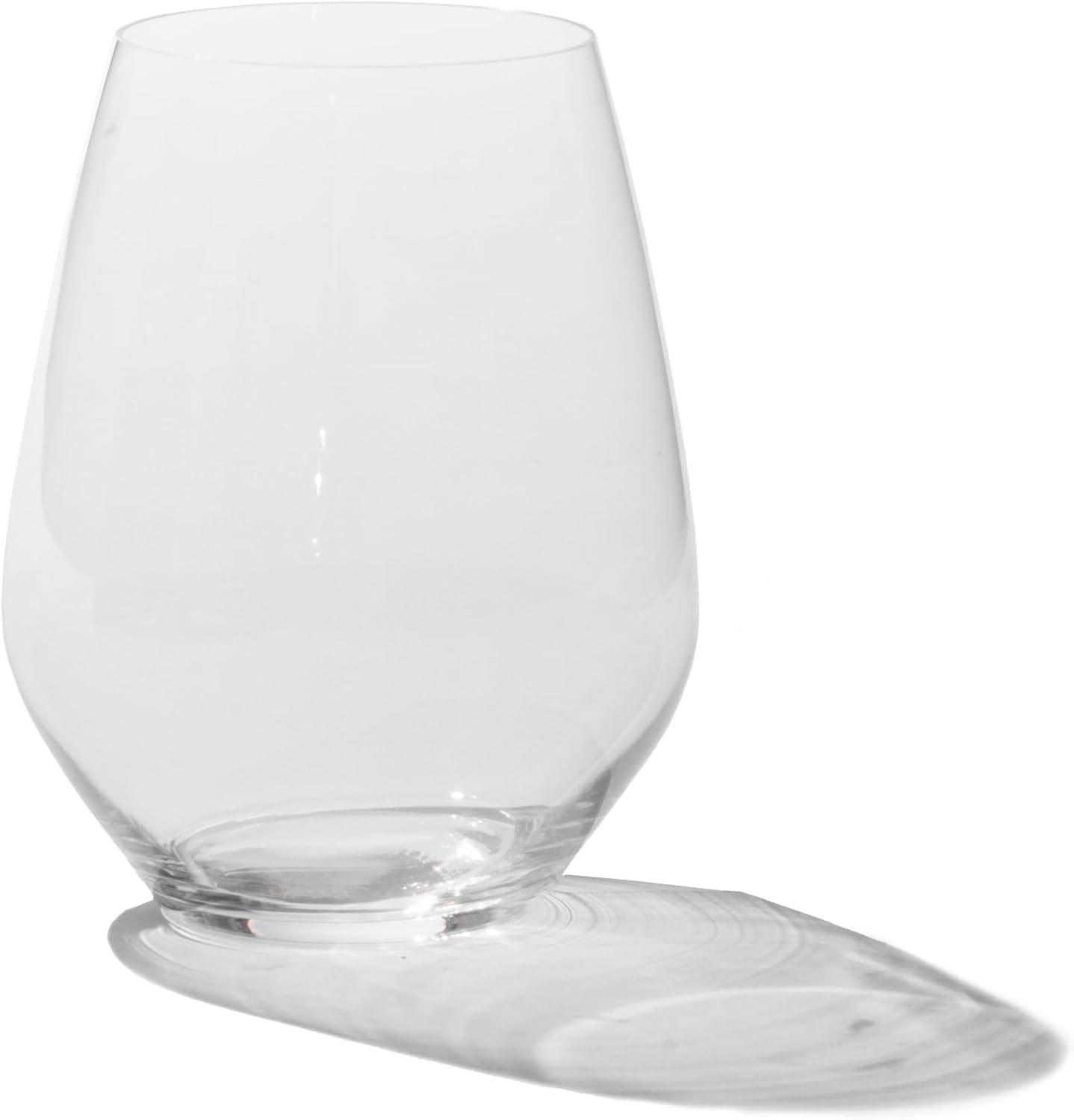 image:imageMade In Cookware Stemless Crystal Wine Glasses Set of 4 Crafted in Germany LeadFree Crystal Glass
