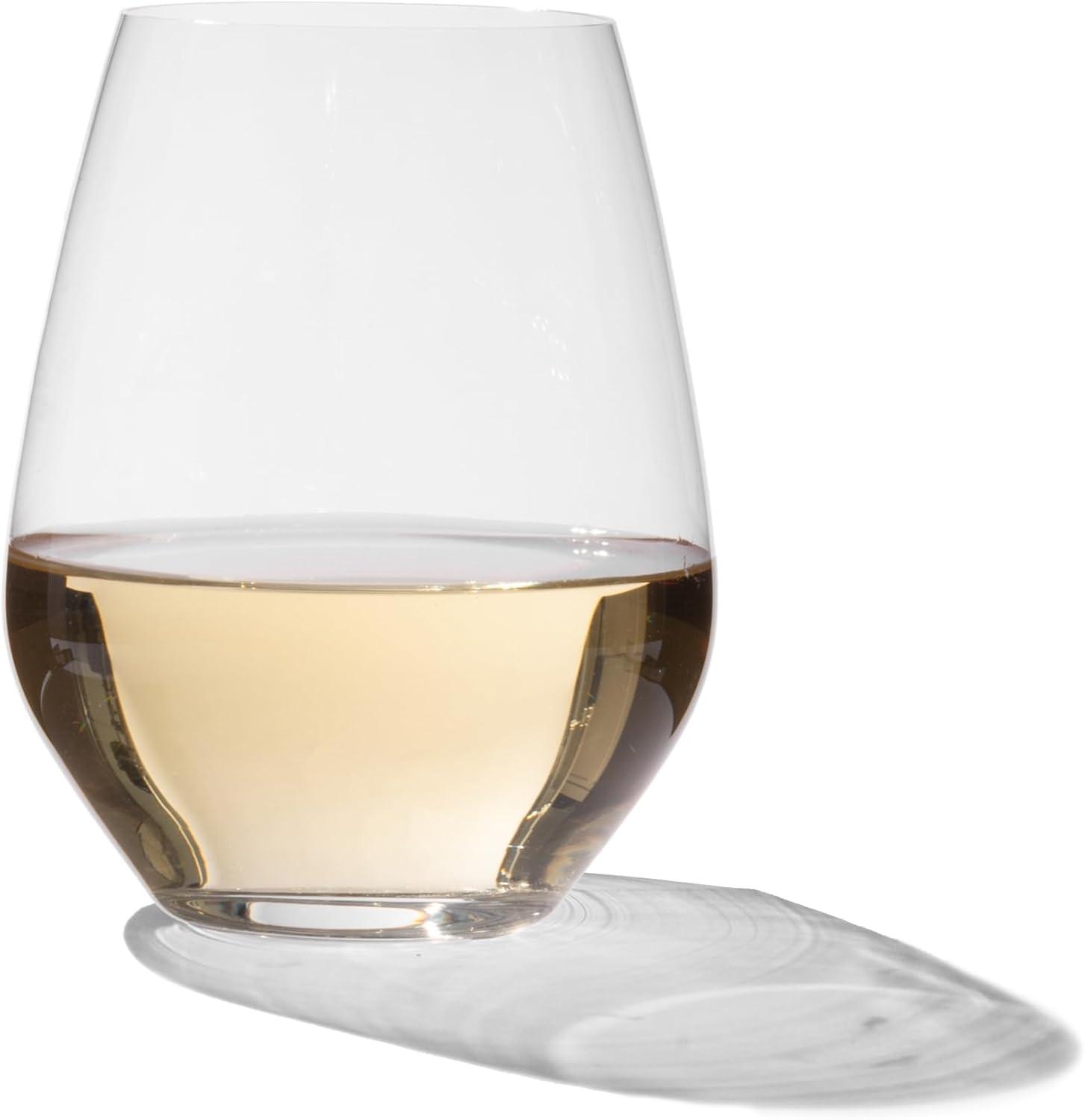 image:imageMade In Cookware Stemless Crystal Wine Glasses Set of 4 Crafted in Germany LeadFree Crystal Glass