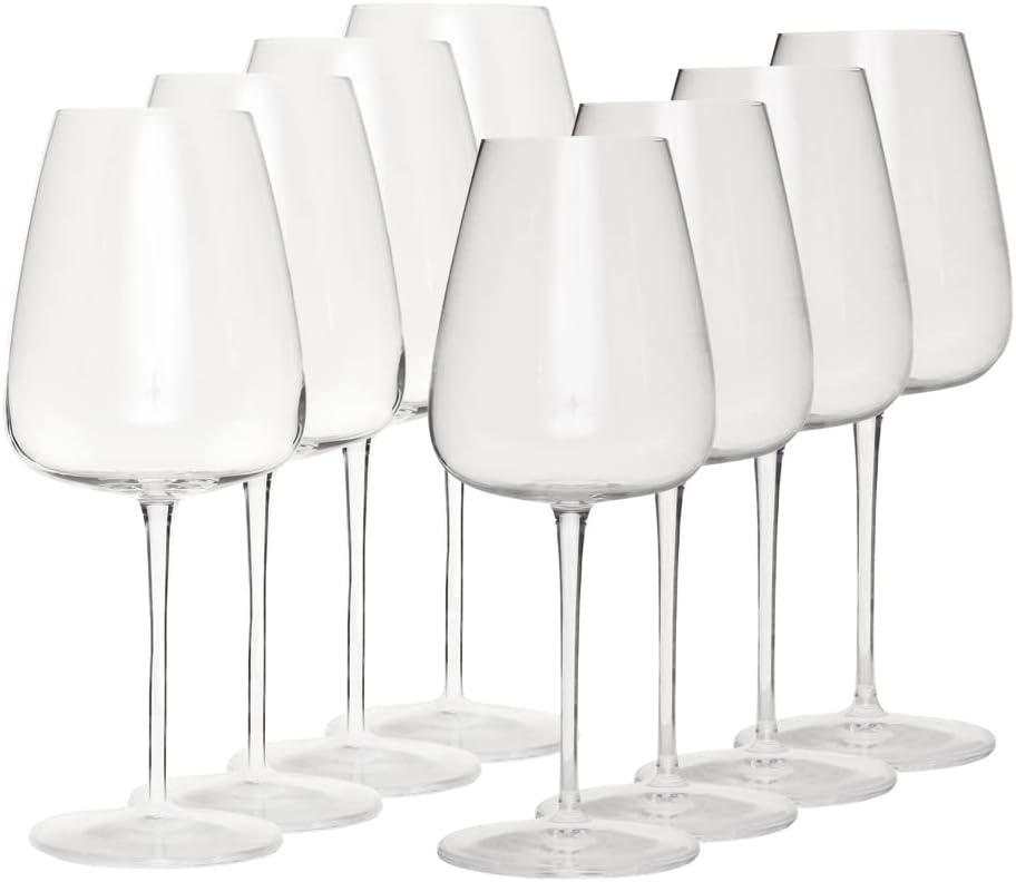 image:imageMade In Cookware White Wine Glasses 16oz Set of 8 Dishwasher Safe Crafted in Germany