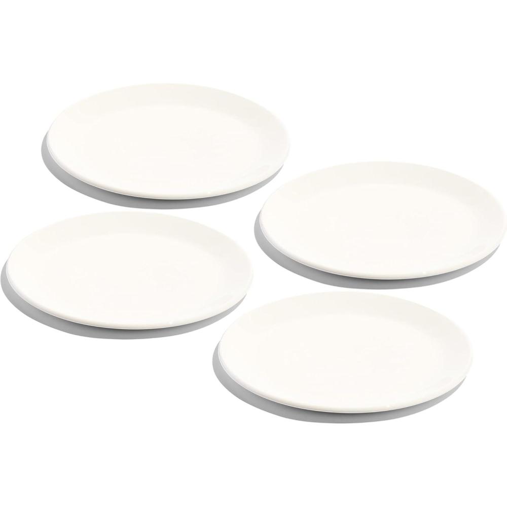 image:imageMade In Cookware 11 Dinner Plates Set of 4 White Porcelain Crafted in EnglandPorcelain White