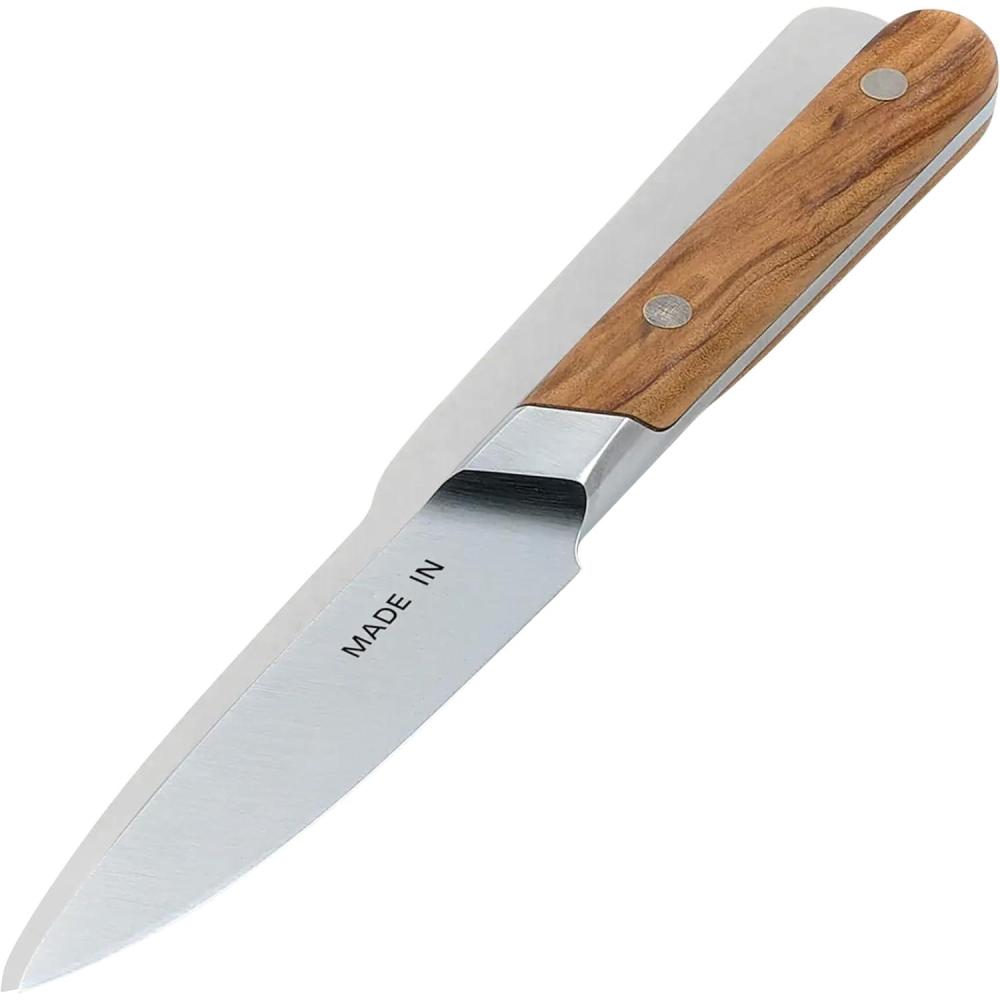 image:imageMade In Cookware 4 Paring Knife France Full Tang With Olive Wood HandleOlive Wood Handle