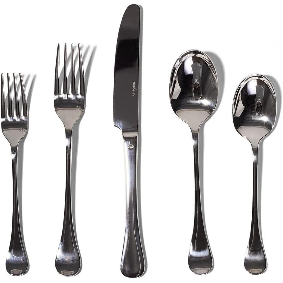 image:imageMade In Cookware Flatware Set 4 Place Settings 20 Piece Set Crafted In Italy