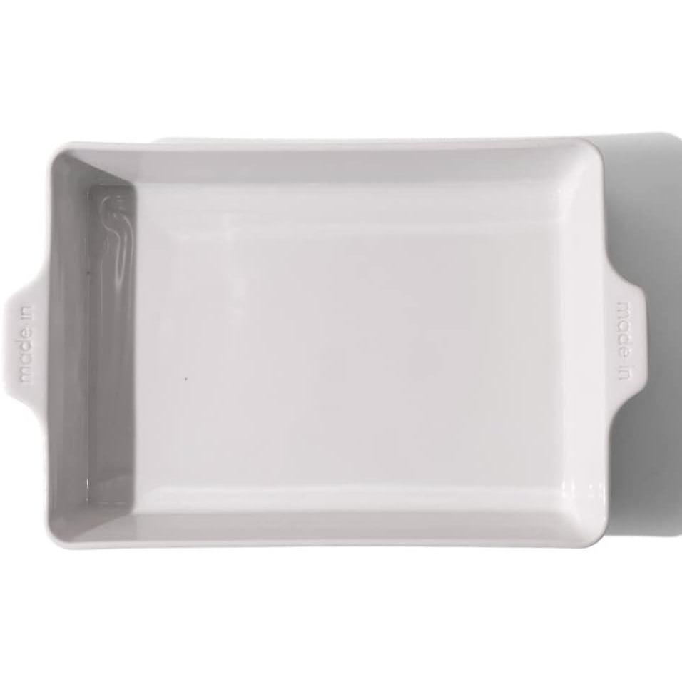 image:imageMade In Cookware Rectangular Baking Dish White Hand Crafted Porcelain Professional Bakeware Made in FrancePorcelain White