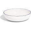 White w/ Navy Rim