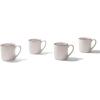 image:imageMade In Cookware  Set of 4  Coffee Mug Set  12 oz  White With Red Rim  Porcelain England  Dishwasher and Microwave SafeWhite w Red Rim