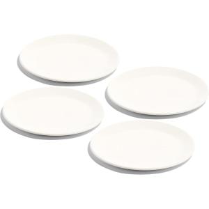 Made In Cookware – 11″ Dinner Plates – Set of 4 – White – Porcelain – Crafted in England(Porcelain White)