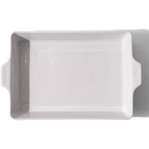 Made In Cookware – Rectangular Baking Dish – White – Hand Crafted Porcelain – Professional Bakeware – Made in France(Porcelain White)