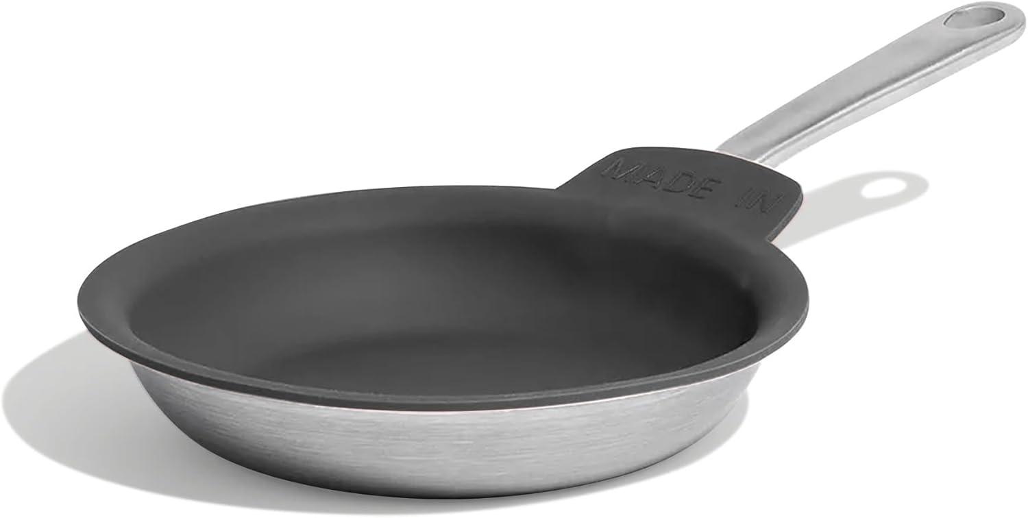 image:imageMade In Cookware 12 Frying Pan Protector Molded Silicone Dishwasher Safe GraphiteGraphite