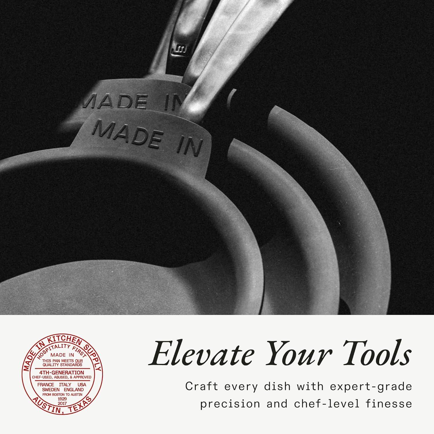 image:imageMade In Cookware 12 Frying Pan Protector Molded Silicone Dishwasher Safe GraphiteGraphite