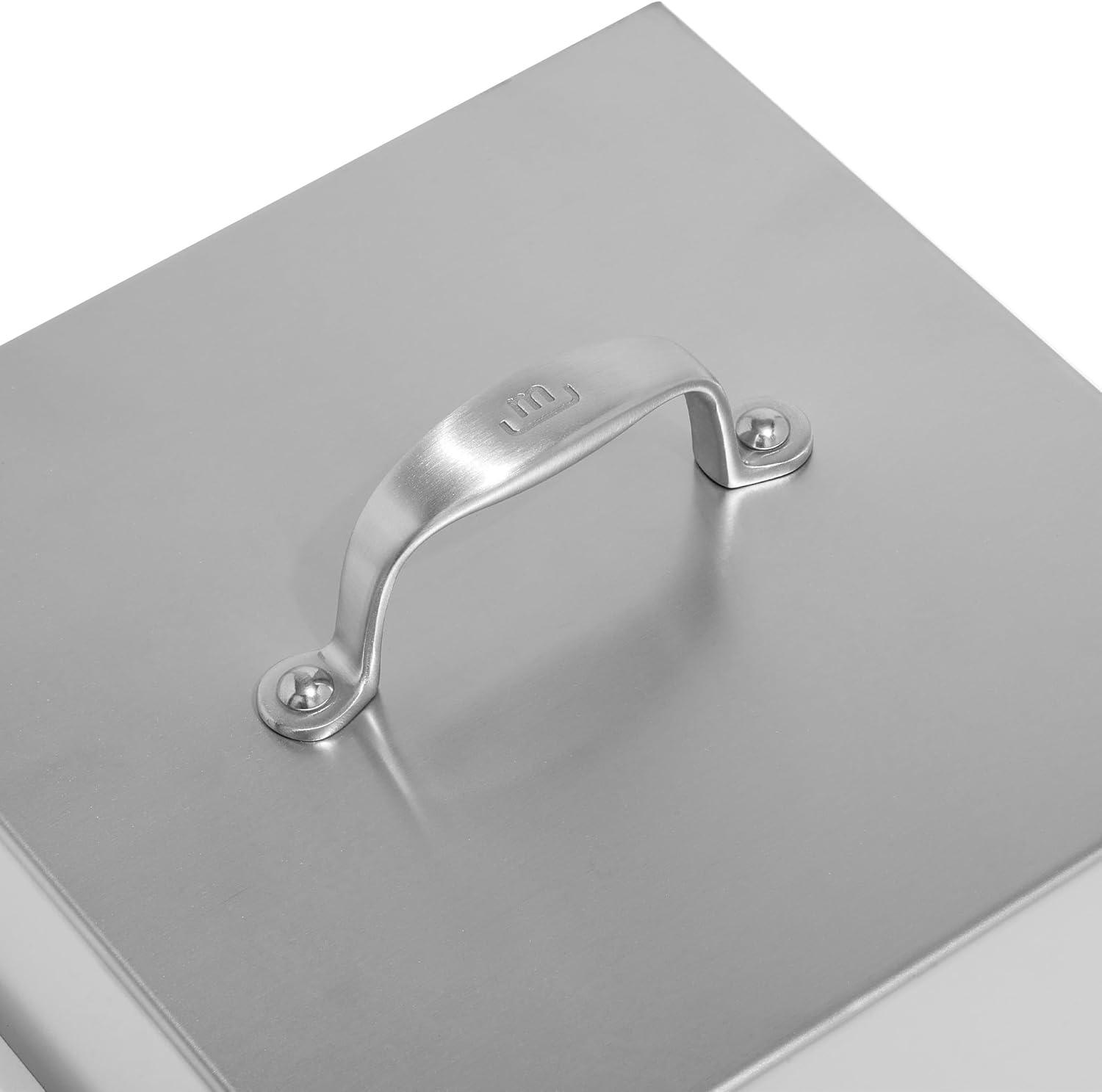 image:imageMade In Cookware Half Griddle Lid Stainless Steel Crafted in Sweden
