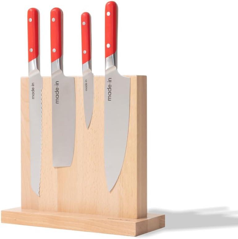 image:imageMade In Cookware Knife Block Italian Beechwood Made in Italy