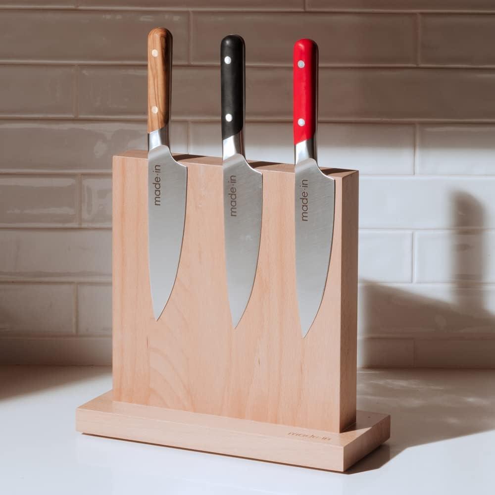 image:imageMade In Cookware Knife Block Italian Beechwood Made in Italy