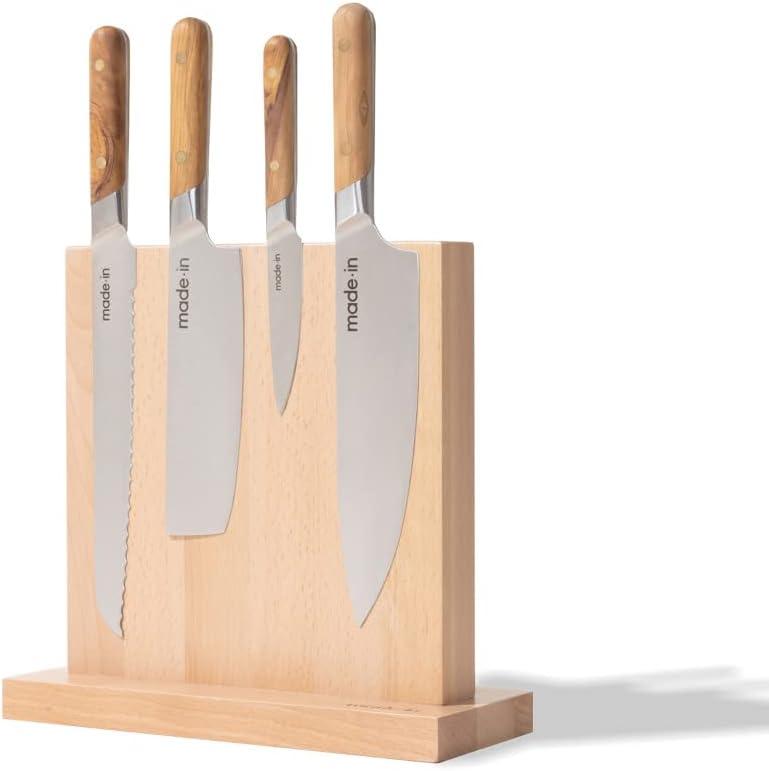 image:imageMade In Cookware Knife Block Italian Beechwood Made in Italy