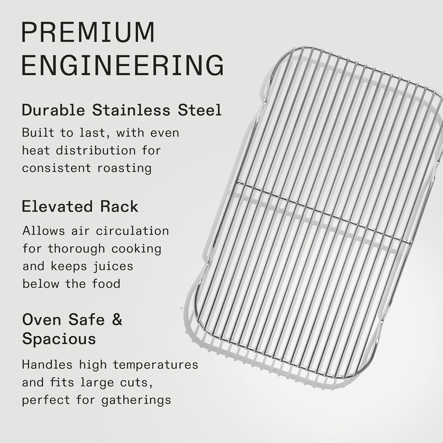 image:imageMade In Cookware Roasting Pan Rack Stainless Steel Electropolishing