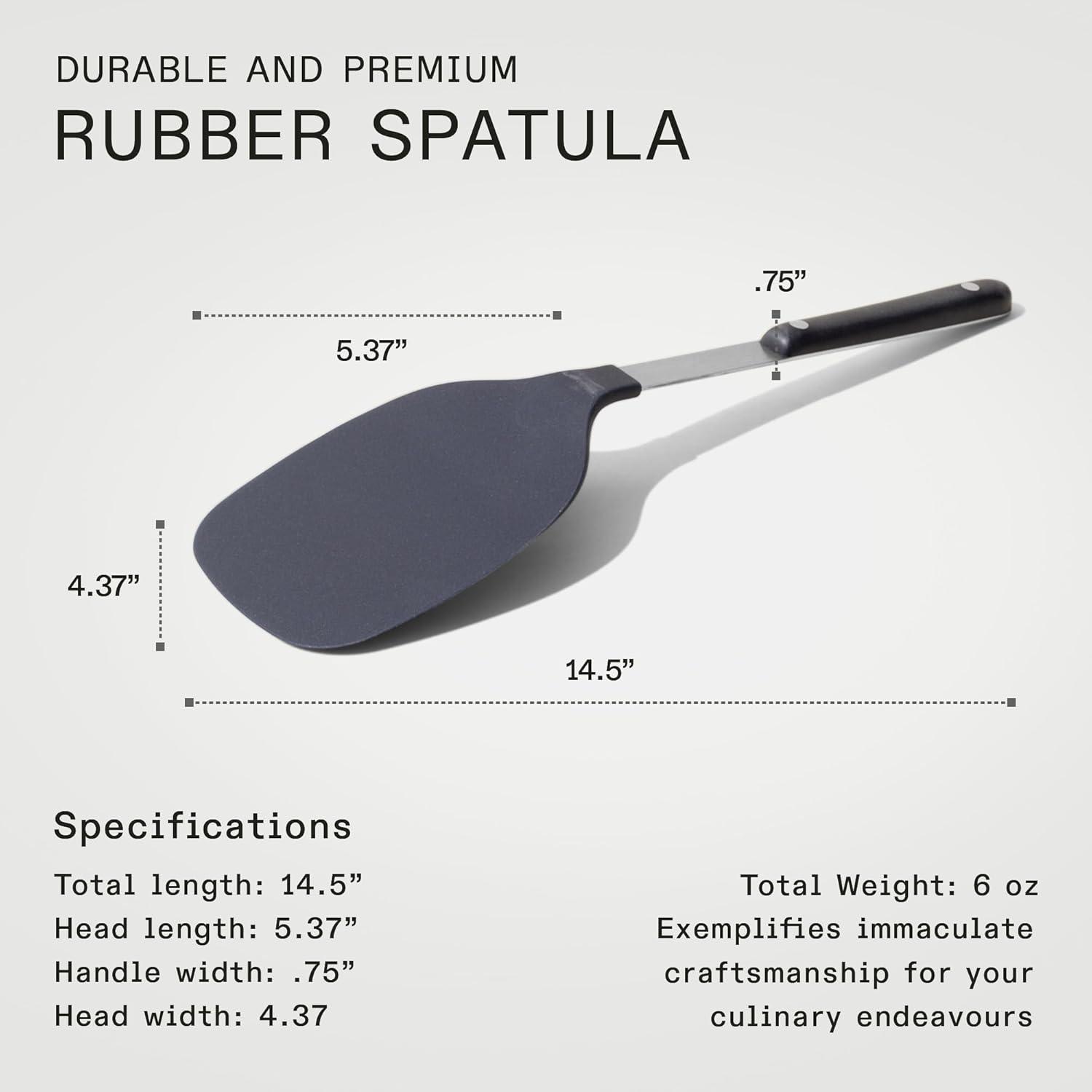 image:imageMade In Cookware Rubber Spatula Harbour Blue Versatile Kitchen Essential Dishwasher Safe