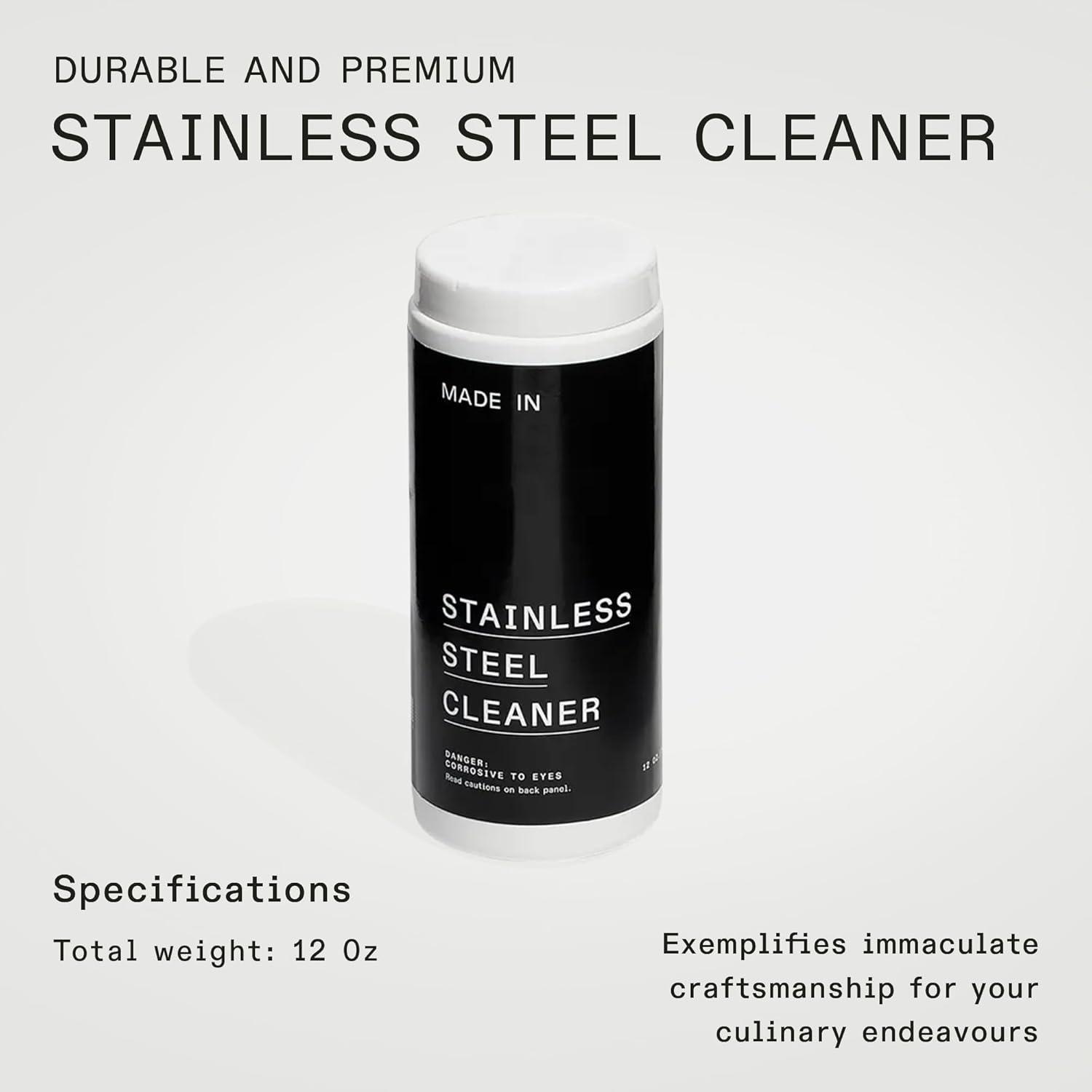 image:imageMade In Cookware Stainless Steel Cleaner Environmentally Safe Stainless Steel Cleaner for Polishing and Cleaning Pots and Pans 12oz Powder