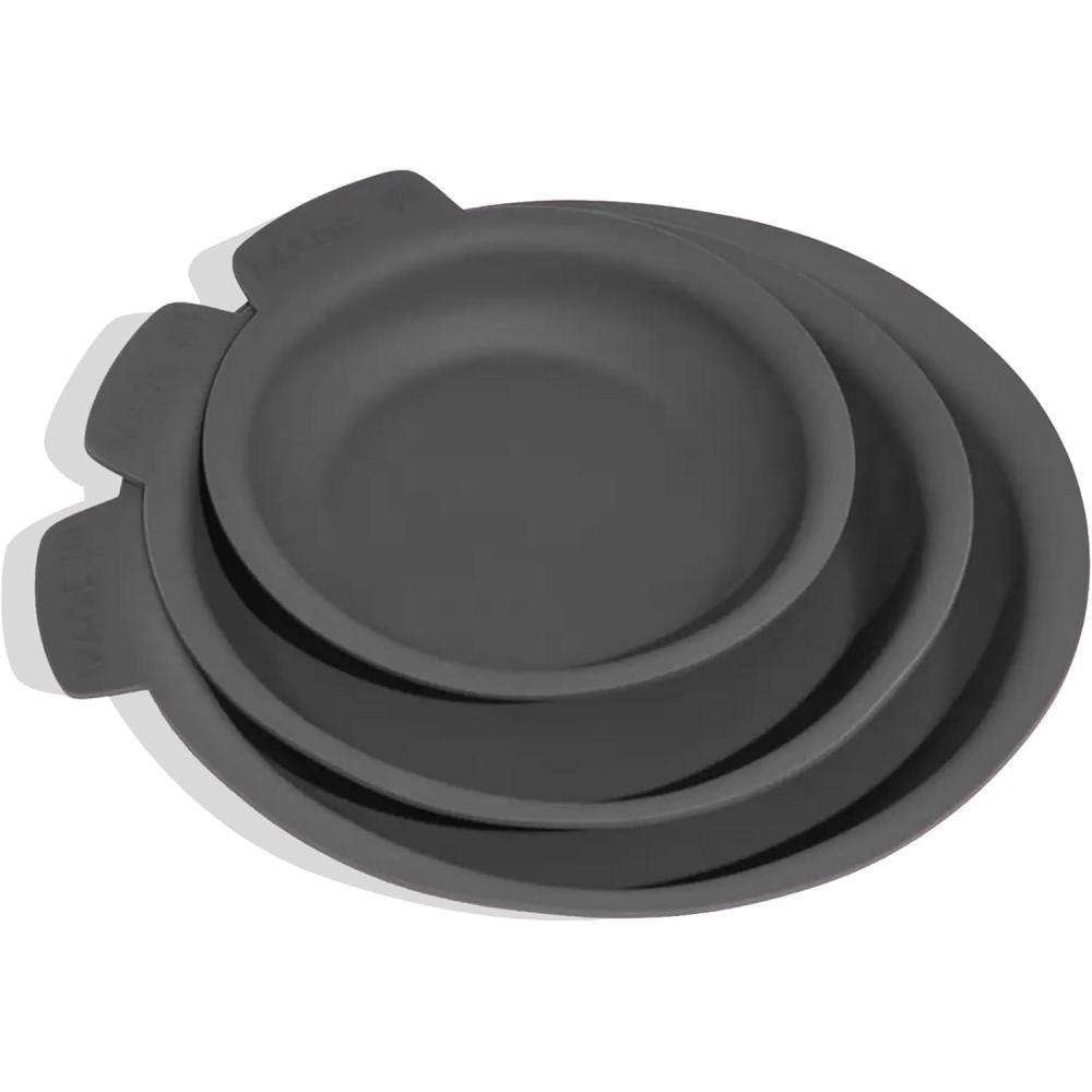 image:imageMade In Cookware 12 Frying Pan Protector Molded Silicone Dishwasher Safe GraphiteGraphite