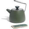 image:imageMade In Cookware  2 QT Kettle  Stainless Steel  With BuiltIn Temperature Gauge  Includes Handle Sleeve  Induction CompatibleWillow Green
