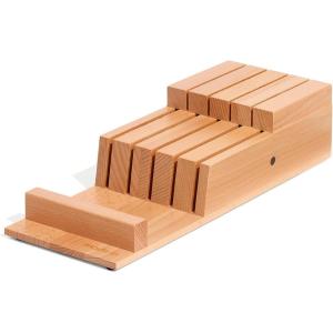 Made In Cookware – 9 Piece Knife Organizer – Italian Beechwood – Crafted in Italy(9 PCs)