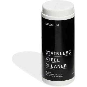 Made In Cookware – Stainless Steel Cleaner – Environmentally Safe Stainless Steel Cleaner for Polishing and Cleaning Pots and Pans – 12oz Powder