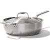 image:imageMade In Cookware  2 Quart Stainless Steel Saucier Pan  5 Ply Stainless Clad  Professional Cookware  Crafted in Italy  Induction Compatible5 Quarts