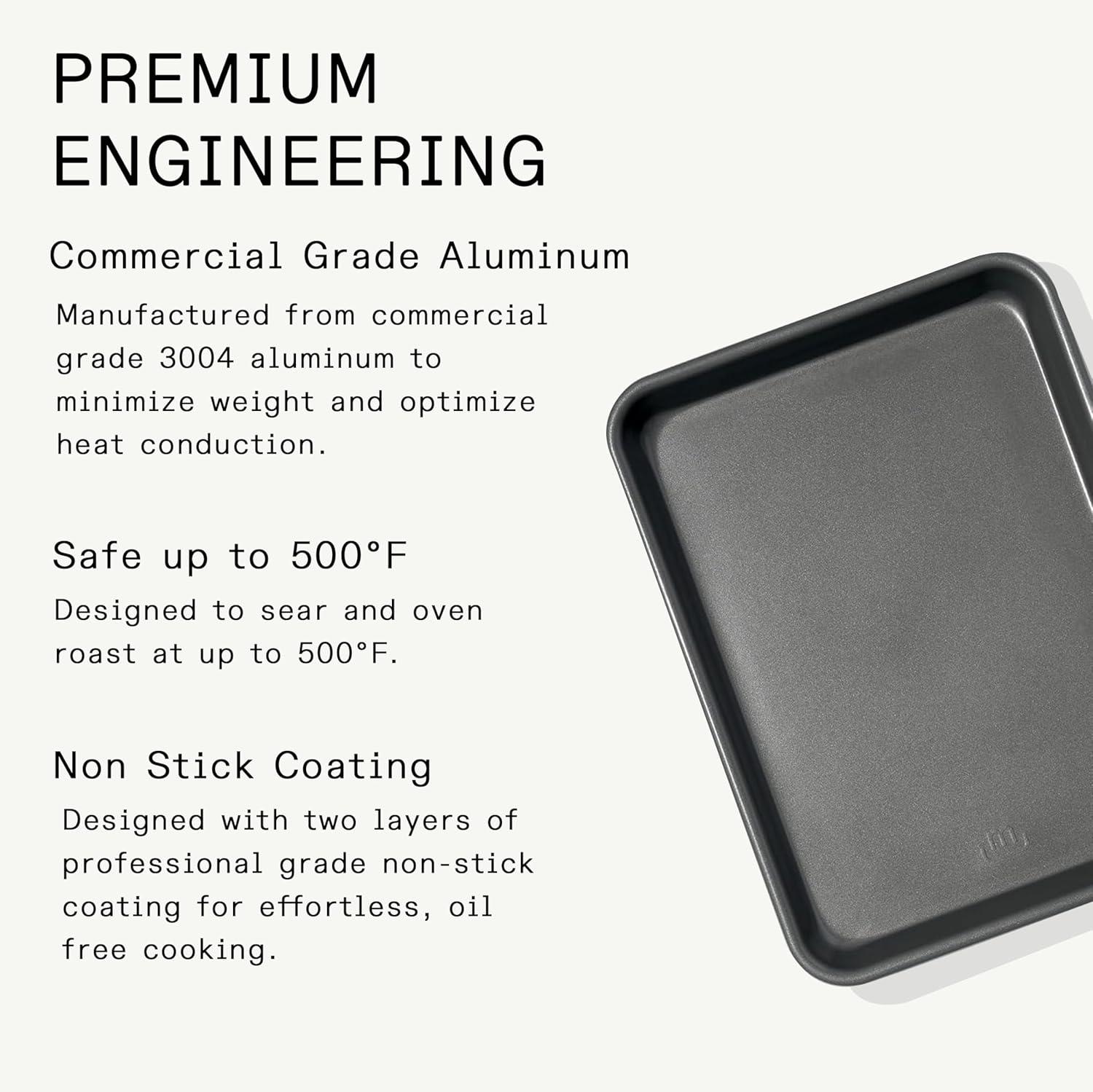image:imageMade In Cookware Quarter Non Stick Sheet Pan 3004 Aluminum Professional Bakeware14