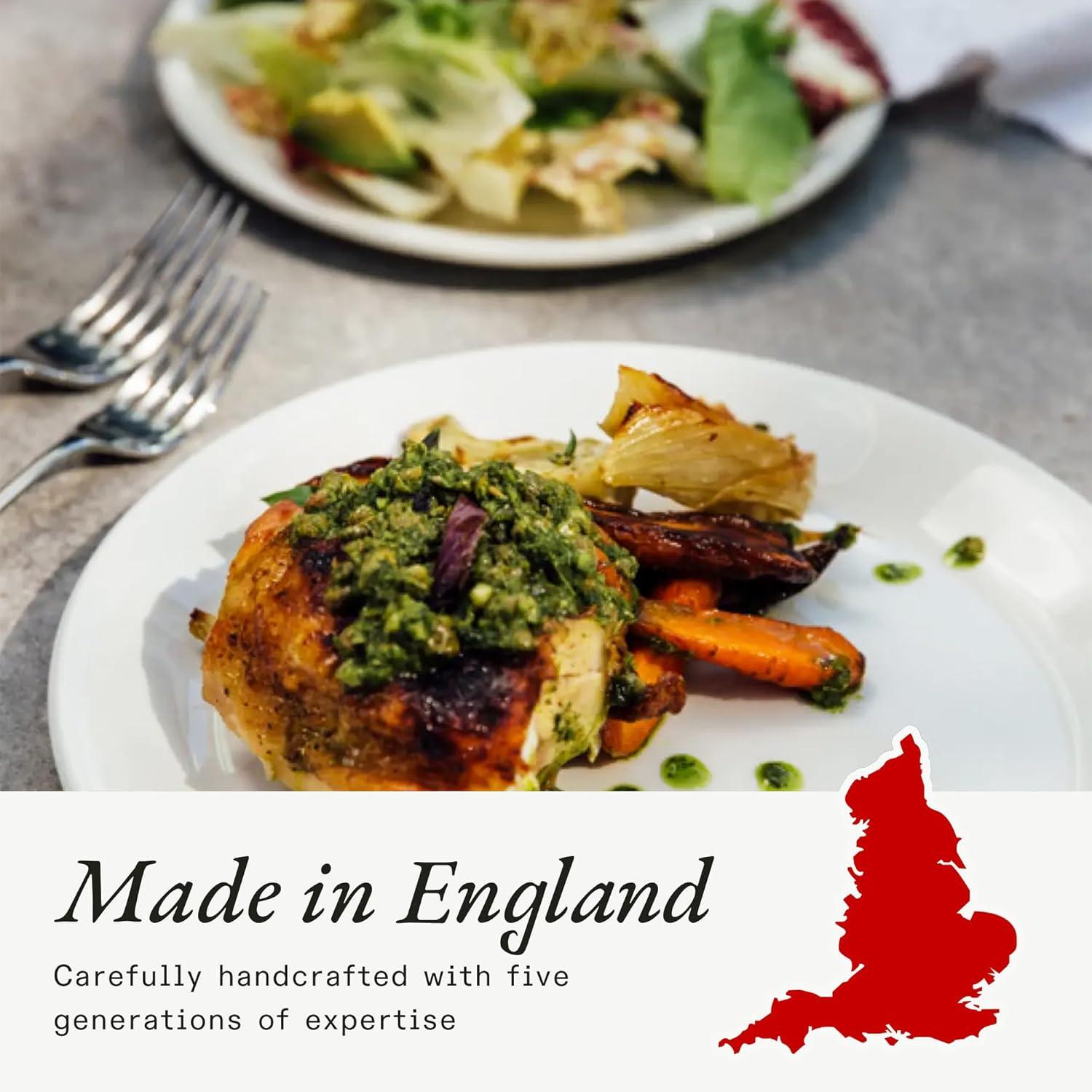image:imageMade In Cookware Set of 4 Appetizer Plates White Porcelain EnglandWhite