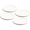 image:imageMade In Cookware  11 Dinner Plates  Set of 4  White With Navy Blue Rim  Porcelain  Crafted in EnglandPorcelain White
