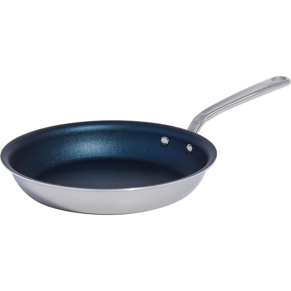 image:imageMade In Cookware ProCoat 10 Non Stick Frying Pan Harbour Blue 5 Ply Stainless Clad Nonstick Professional Cookware Induction CompatibleHarbour Blue