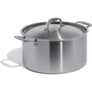 Made In Cookware | 8 Quart Stainless Steel Stock Pot With Lid and Pasta Insert | 5 Ply Stainless Clad | Professional Cookware | Crafted in Italy | Induction Compatible(12 Quart Stock Pot with Lid)