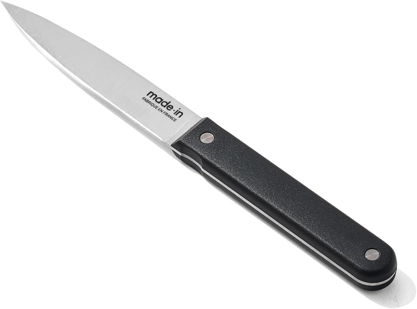 image:imageMade In Cookware Steak Knives Set of 4 Crafted in France Full Tang With Truffle Black HandleTruffle Black