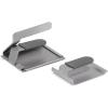 image:imageMade In Cookware  2Piece Weighted Press Set  304 Stainless Steel Graduated Weights  Silicone Handles and Nesting Storage