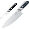 image:imageMade In Cookware  3Piece Knife Set  Includes Chef Knife Bread Knife and Paring Knife  Full Tang With Truffle Black Handle FranceTruffle Black