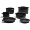 image:imageMade In Cookware  7Piece Pan Protector Set  Molded Silicone  Stackable Scratch Prevention  Dishwasher Safe10Piece