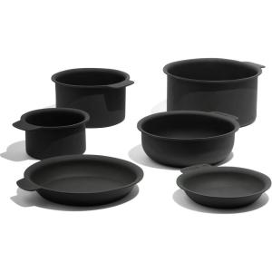 Made In Cookware | 7-Piece Pan Protector Set | Molded Silicone | Stackable Scratch Prevention | Dishwasher Safe(10-Piece)
