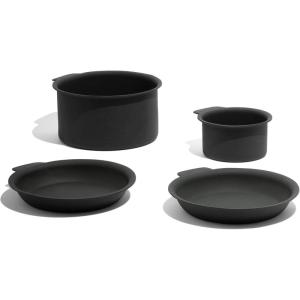 Made In Cookware | 7-Piece Pan Protector Set | Molded Silicone | Stackable Scratch Prevention | Dishwasher Safe(6-Piece)